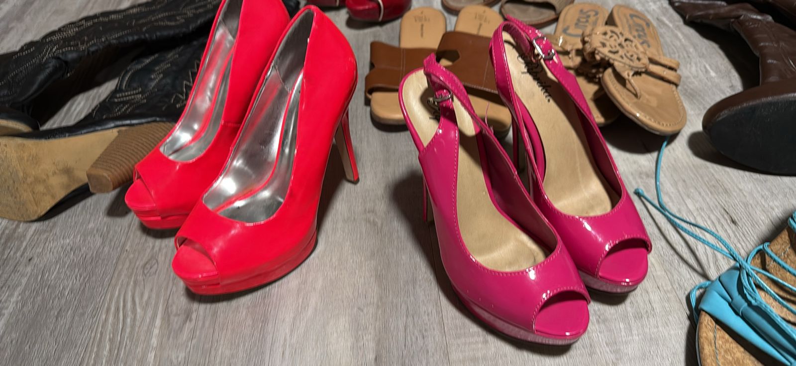 Woman Shoes Size 7 Heels, Boots