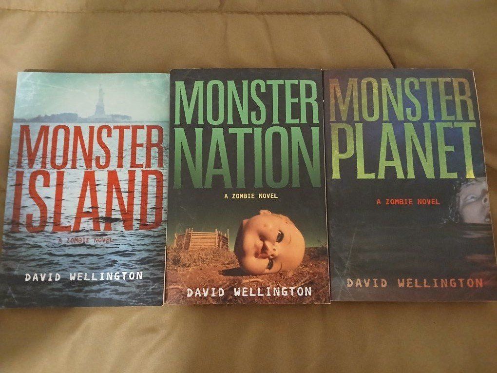 David Wellington Monster Island, Nation, Planet Zombie Novel Trilogy Thunder's Mouth Press