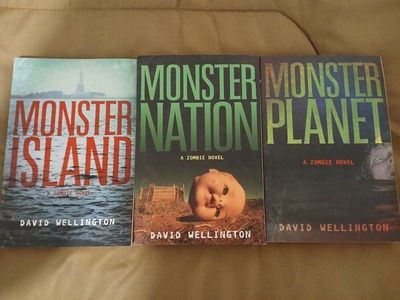 David Wellington Monster Island, Nation, Planet Zombie Novel Trilogy Thunder's Mouth Press