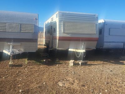 old camp trailer
