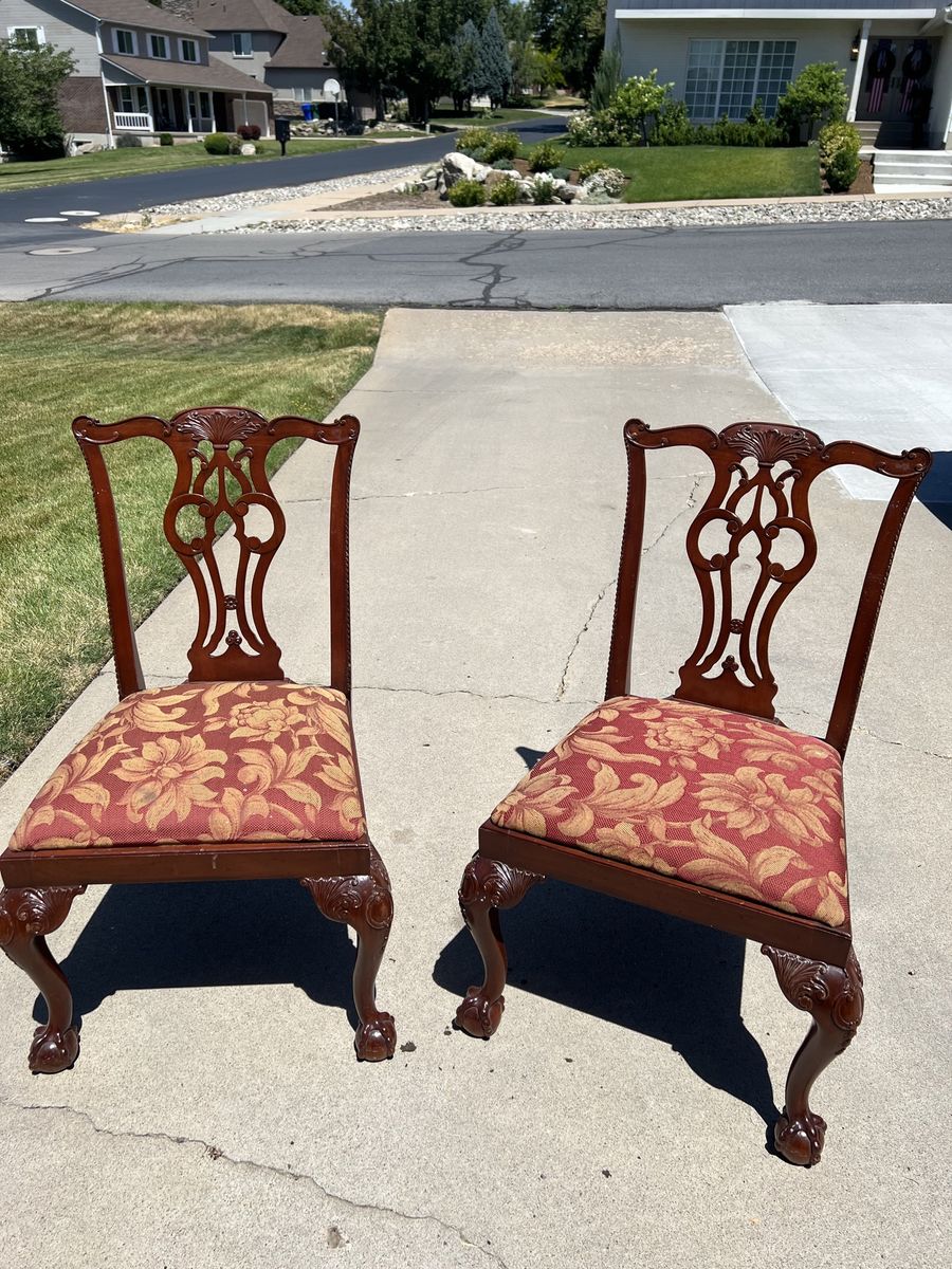 Mahogany chairs