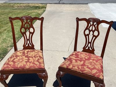 Mahogany chairs