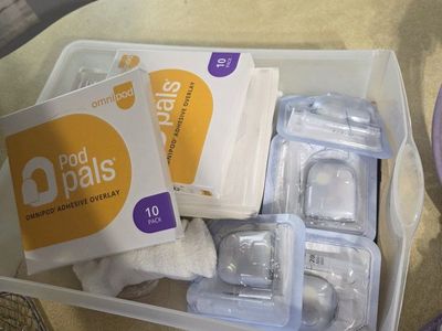 4 Omnipod Pod Pals Adhesive Overlay 10-Pack - Diabetic Supplies