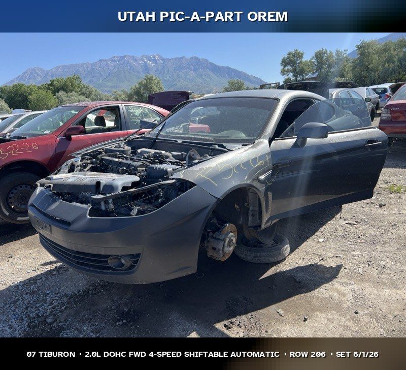 2007 Hyundai Tiburon Parts - UTPAP Orem