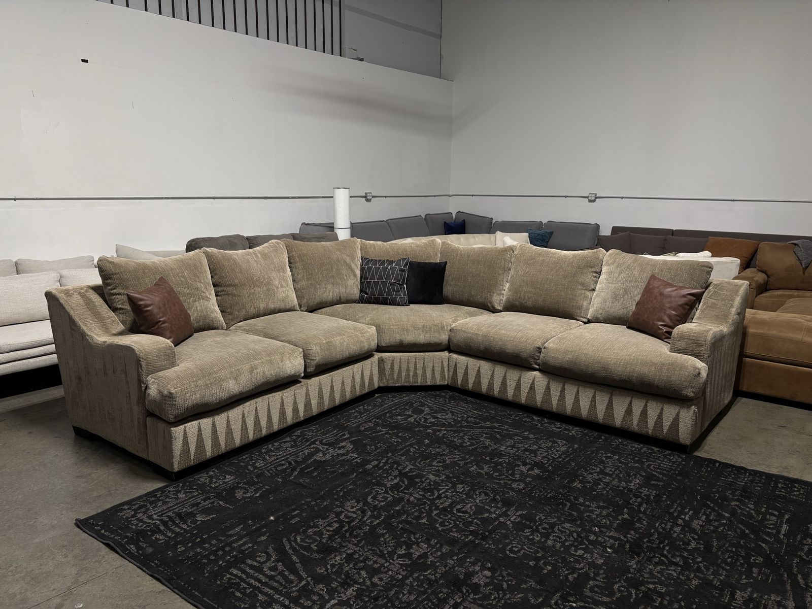 Rcwilley Downfilled Sectional (Free Delivery)
