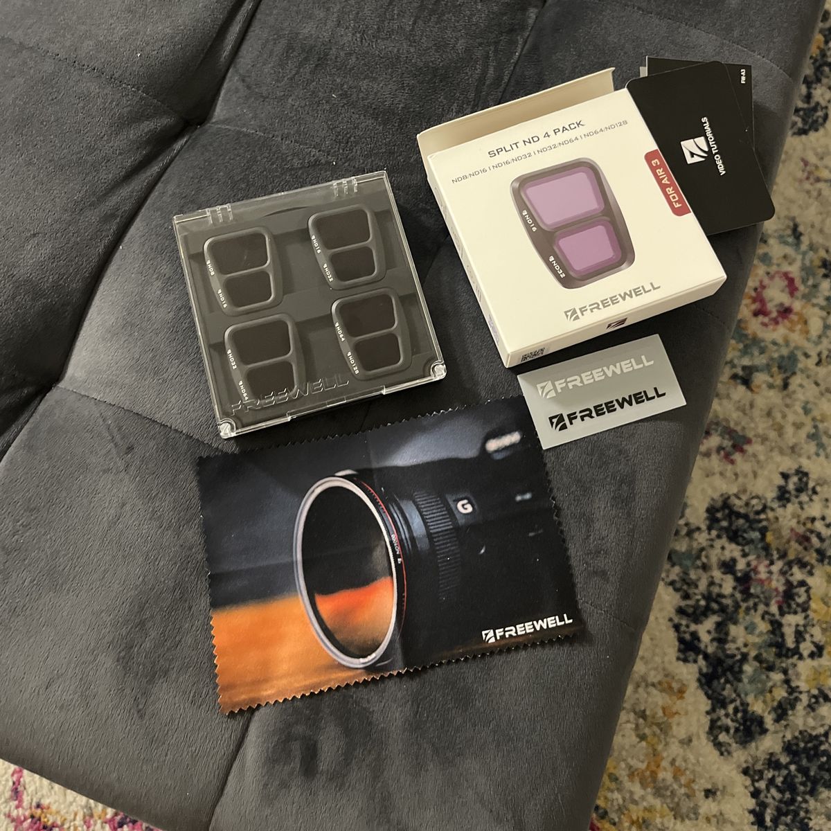 Freewell Split ND FILTER 4-Pack For DJI AIR 3