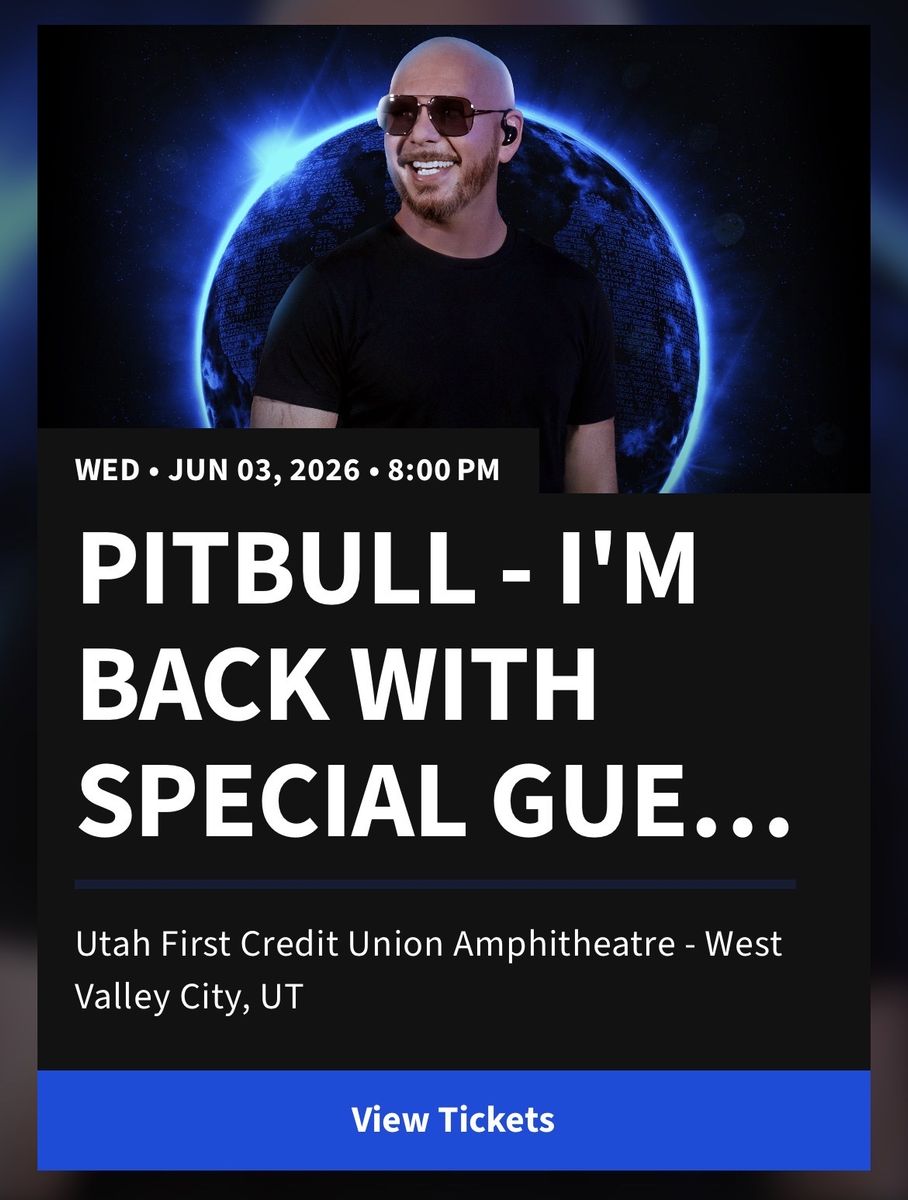 Pitbull Concert Tickets