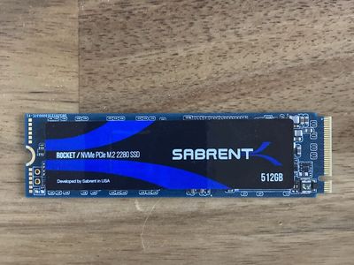 Sabrent Rocket 512GB Gen 3 TLC NVMe SSD