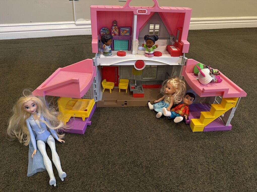 Fisher Price House Music sounds Effects With Dolls