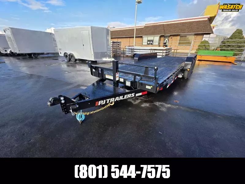2026 PJ Trailers 24' T6 Triple 21K Tilt Flatbed Tr