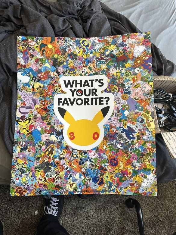 Pokemon anniversary poster