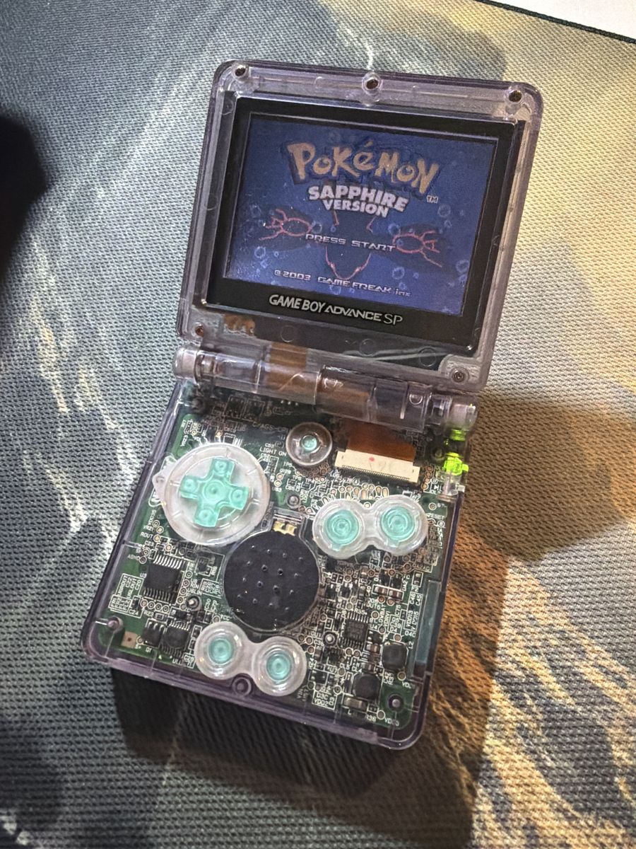 Nintendo Game Boy Advance SP Reshelled