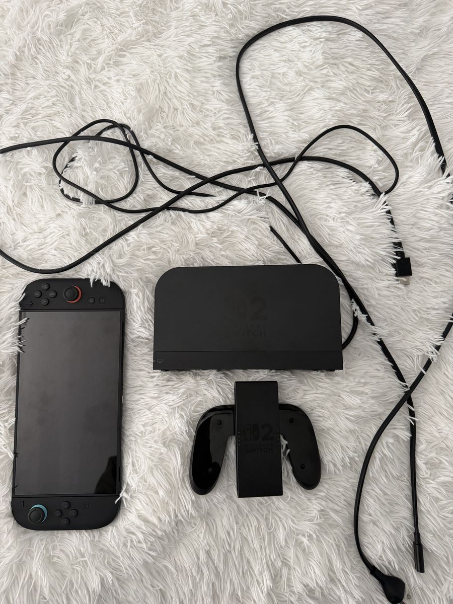 Nintendo Switch 2 Like New – Complete Bundle w/ Dock, Cords & Controller Attachments
