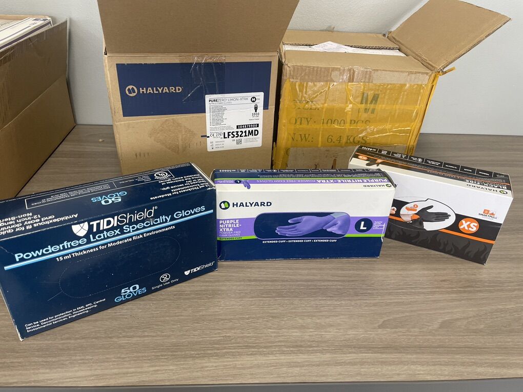 Nitrile Latex Exam Work Gloves