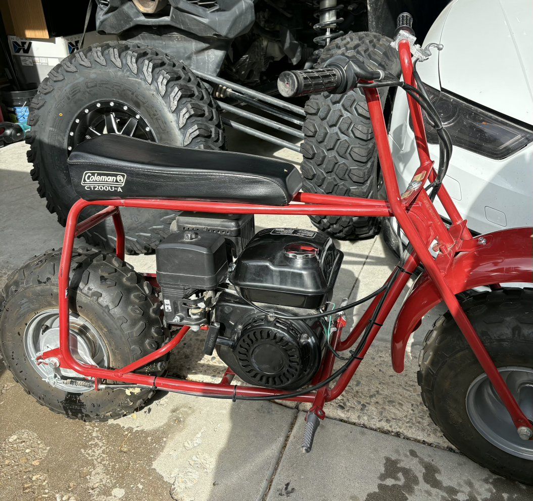 coleman mini bike