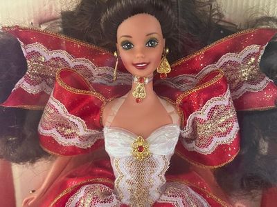 1997 10th Anniversary Happy Holidays Barbie Special Edition Doll