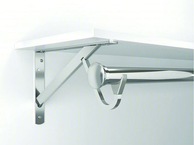 SAVE 60%! New Closet Poles - 1-5/16" Diameter - 8' Long - Chrome-plated Steel - Cut to Length