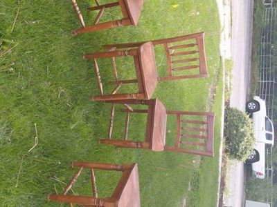 wooden chairs