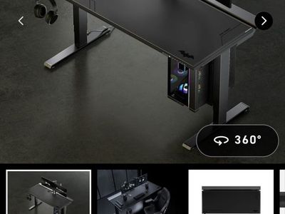 Secretlab Magnus Pro XL Sit-to-Stand Gaming Desk - Batman Edition and Diablo edition