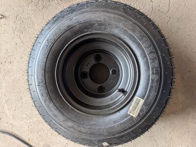 Brand New - KTW 18 x 8.5 x 8 golfcart wheel and tire