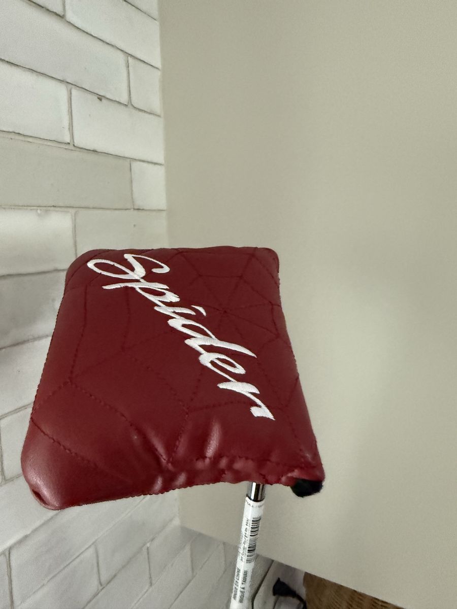 New Taylormade Spider Red Putter With Head Cover