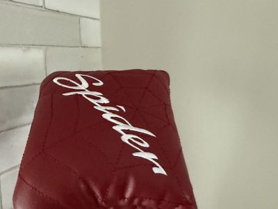 New Taylormade Spider Red Putter With Head Cover