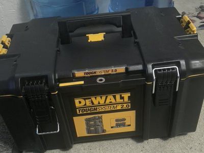 DeWalt TOUGHSYSTEM 2.0 DWST08165 22-inch Small Tool Box - Durable & Stackable Storage