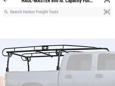 NEW* Haul master 800lb truck rack