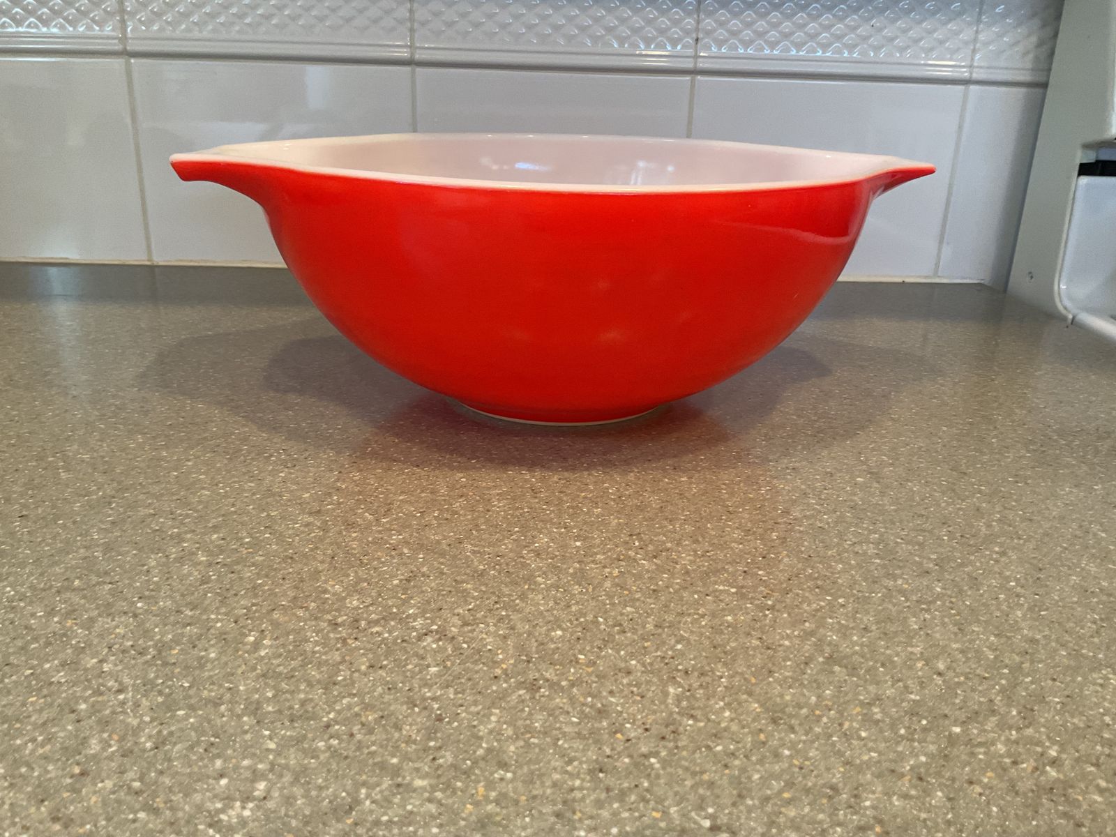 VTG PIREX 50's 4 Quart Cinderella Red Nesting Bowl