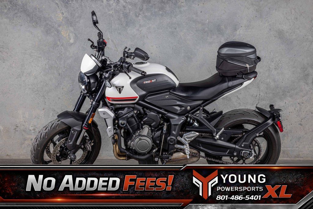 2022 Triumph Trident 660 Crystal White