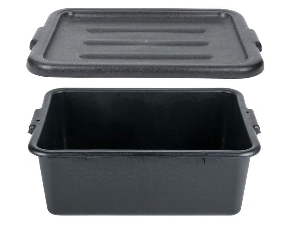 NEW! 3 Pack Black Polypropylene Tubs