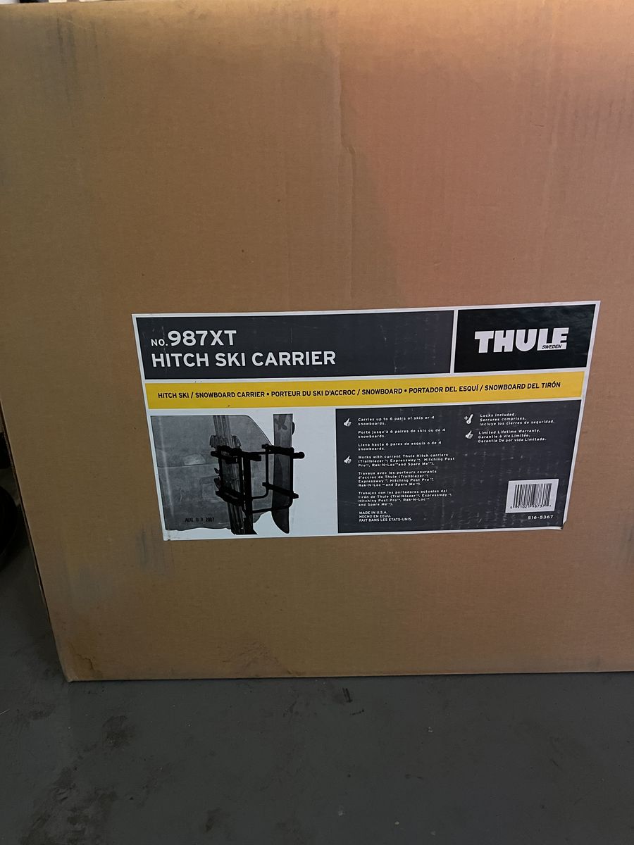 thule 987 hitch ski carrier