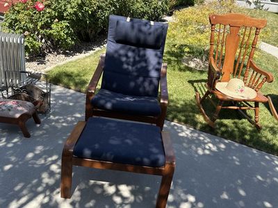 Chair and ottoman