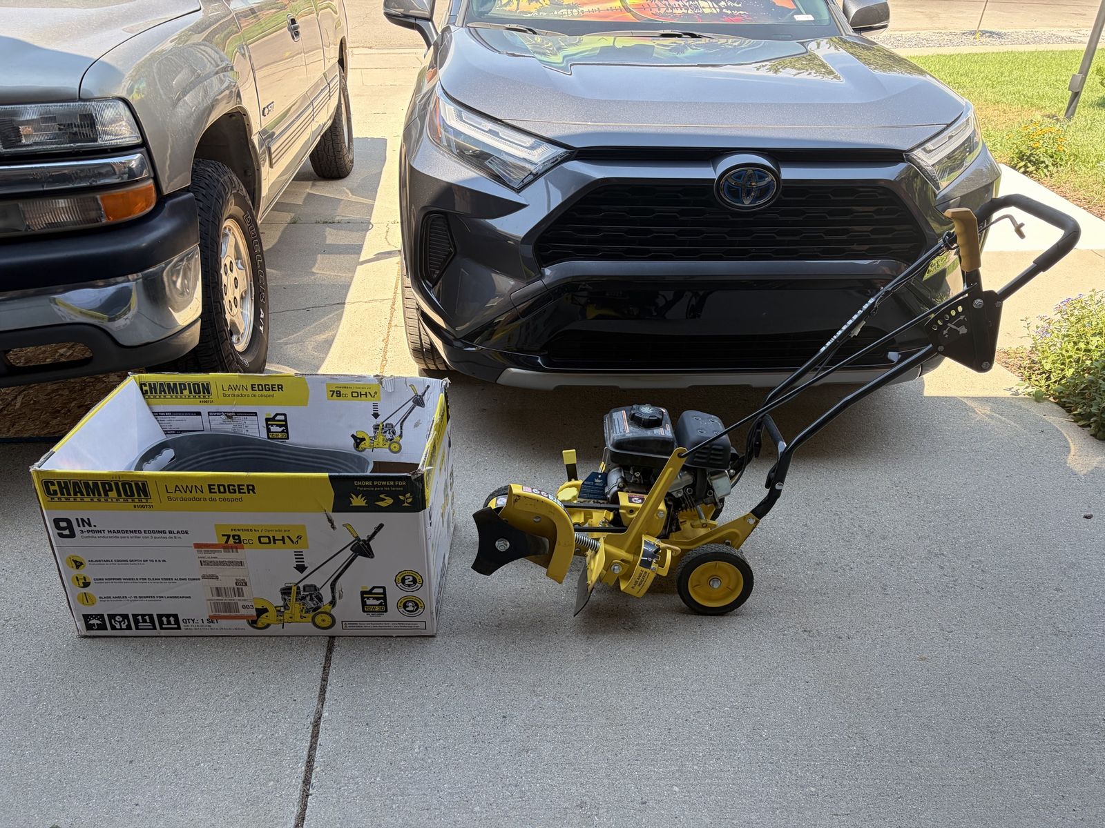 Champion gas lawn edger
