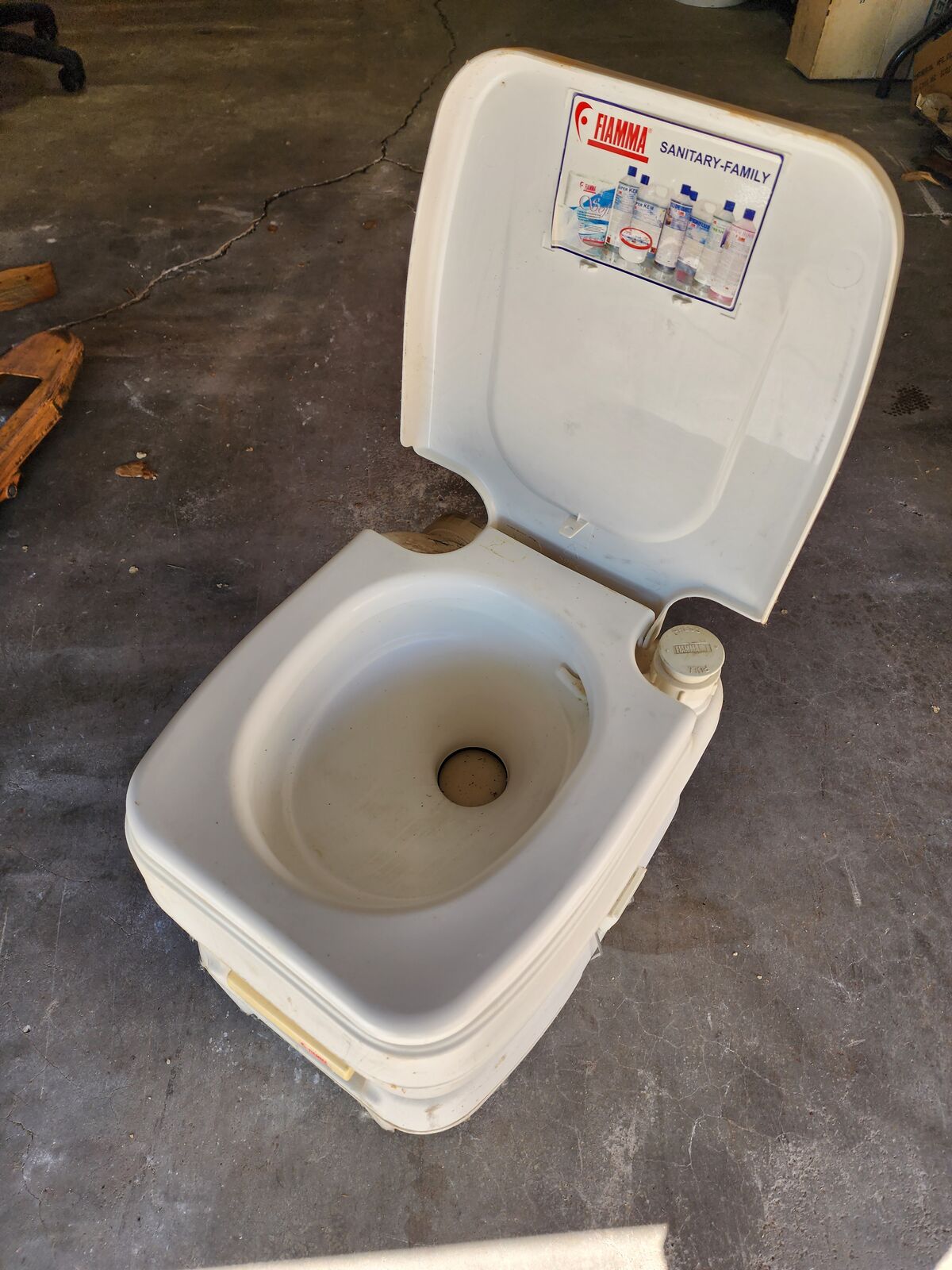 Travel Toilet Mobile Bathroom Camping RV Trailer Coach Van Container Reusable