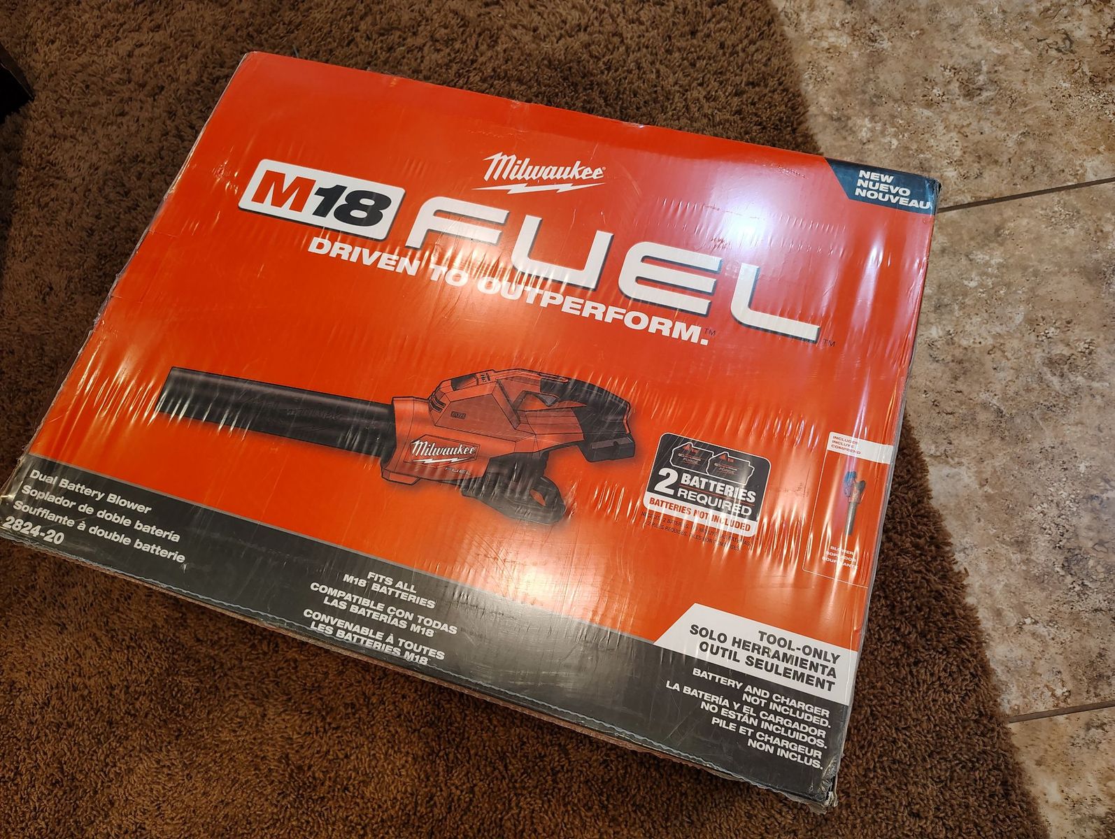 Milwaukee dual battery blower