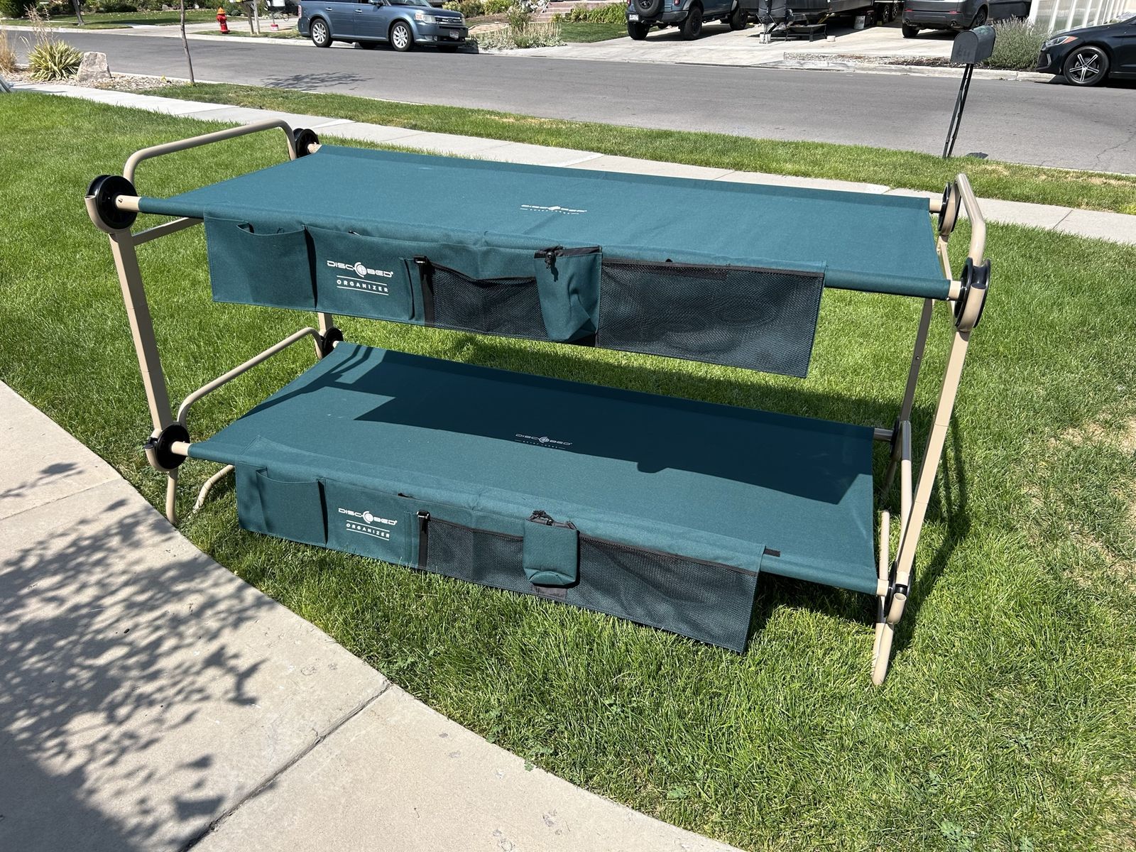 Disc-O-Bed XL Camping Bunk Bed Cots (Two full sets available)