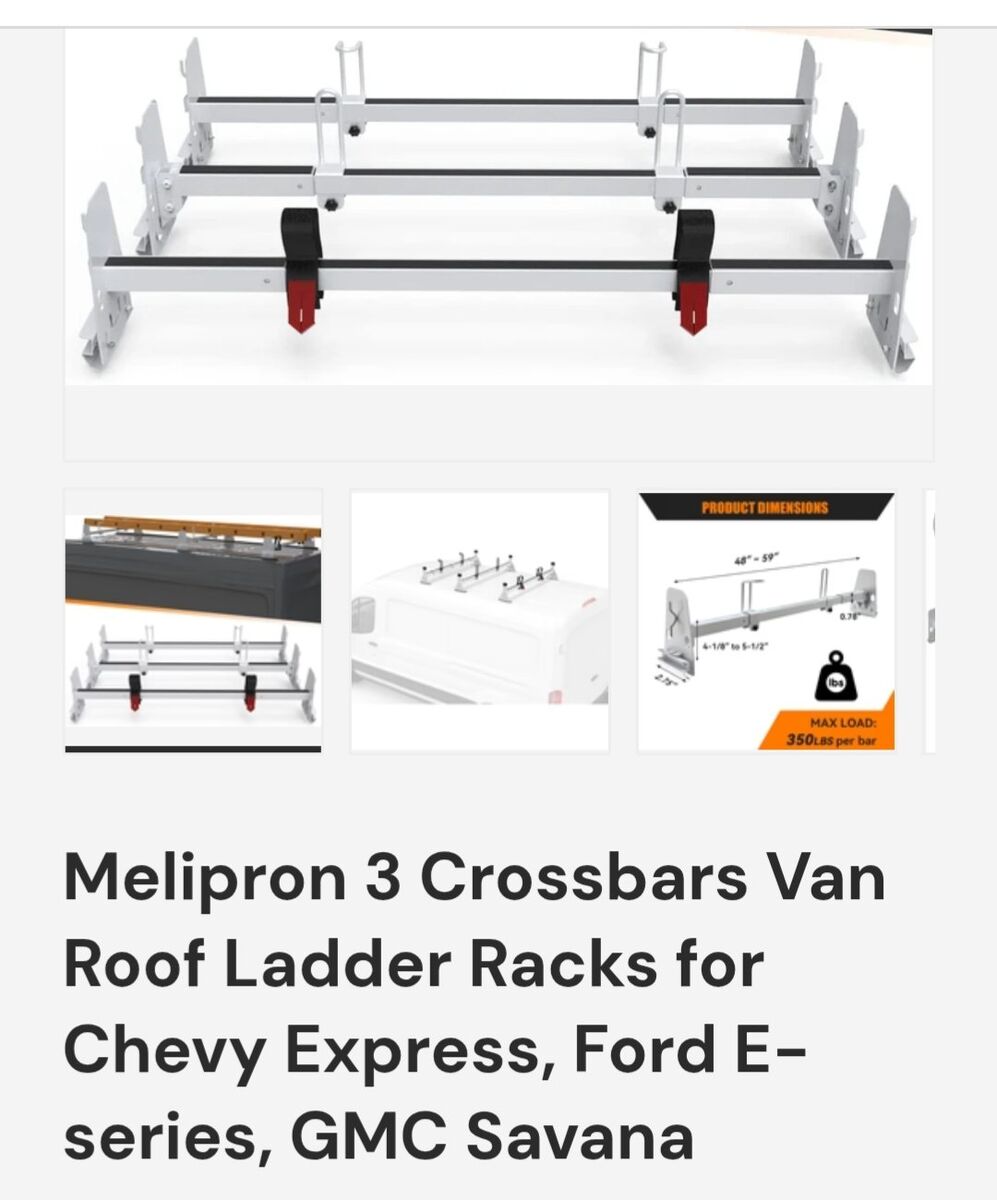 Full-Size Van Roof Rack for Ford, GMC, and Chevy