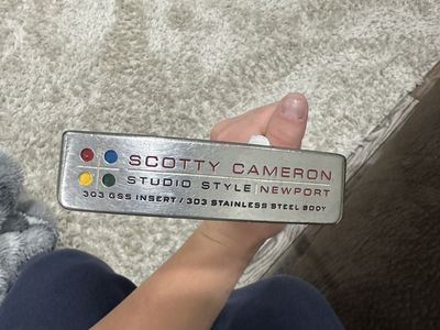 Scotty Cameron Studio Style Newport 303 GSS Insert Putter - Used Golf Club with Headcover