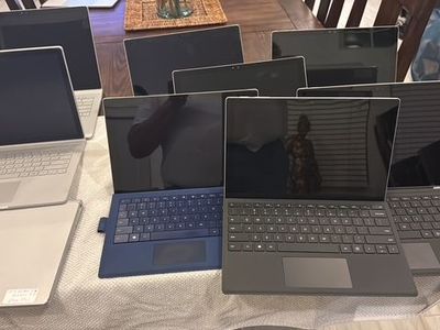 Lot of 9 Microsoft surface