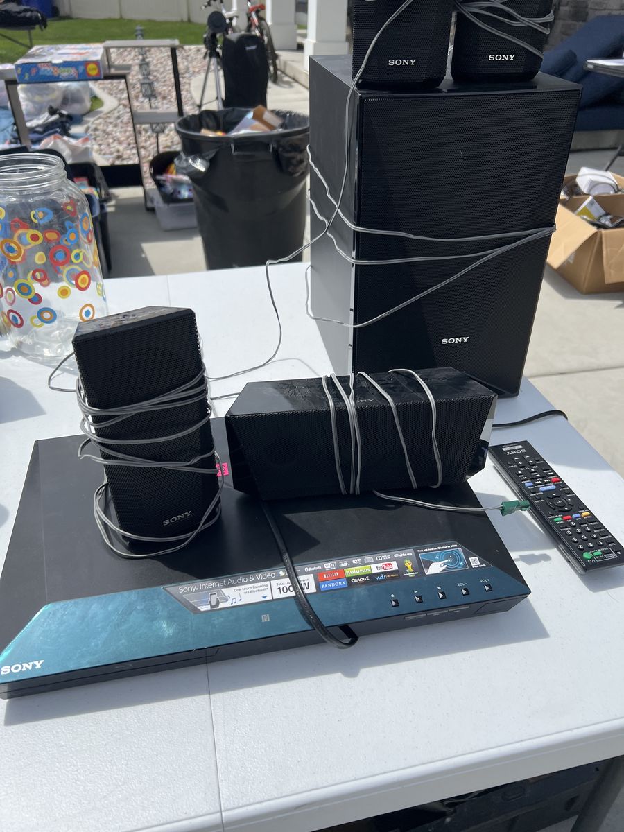Sony Blue-Ray Player Surround Sound System