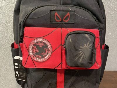 Miles Morales Spider Man Backpack New