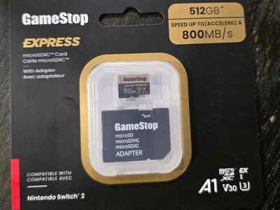 512gb Micro sd express for Nintendo switch 2
