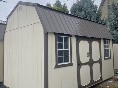10x16 Side Lofted Barn - NOW 25% OFF! UTAH'S #1 OLD HICKORY DEALER!