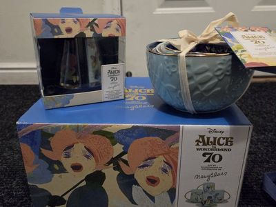Disney Alice in Wonderland 70th Mary Blair Collection Bundle - Tea Set, Bowls, Shakers