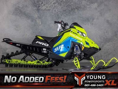 2026 Polaris® Patriot 9R PRO RMK 165 Premium Matte Light Blue Metallic / Neon