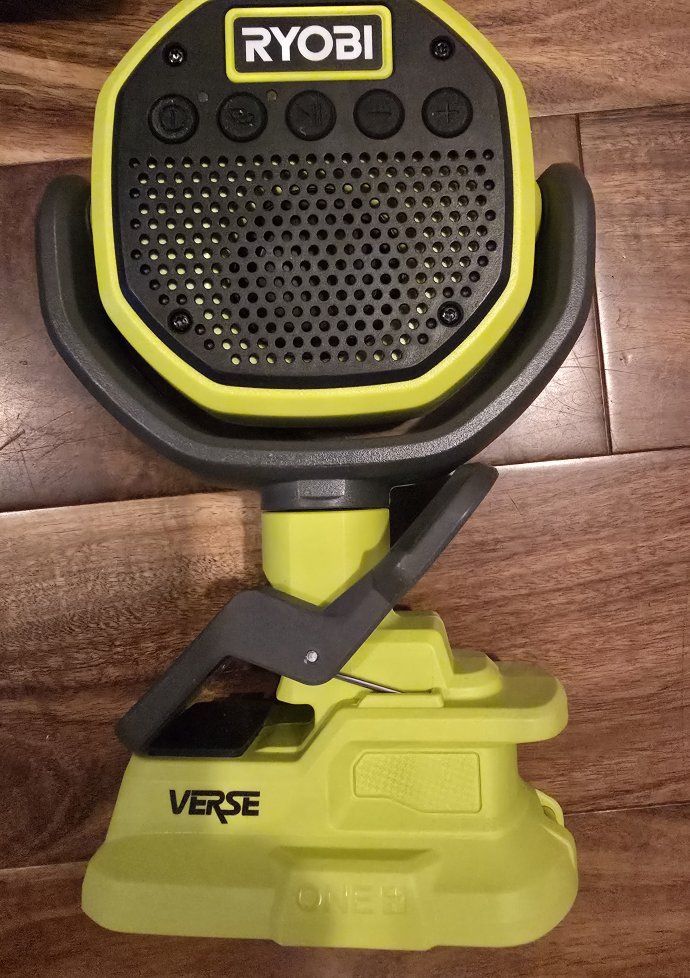 Ryobi ONE+ 18V VERSE Clamp Speaker Set (PCL615) - Lot of 4