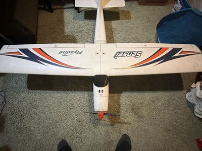 Flyzone Sensei RC Trainer Plane - Used, Needs Battery