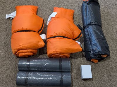 Complete Camping Combo Tent Sleeping Bags Pads