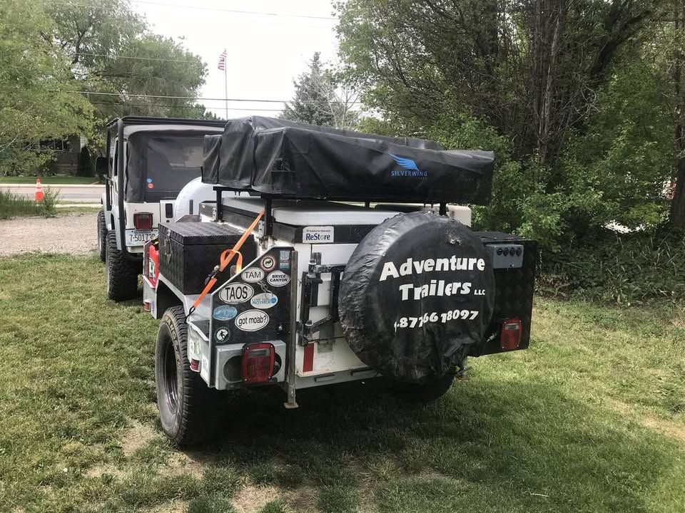 Overland off road trailer camper